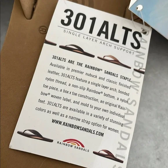 Rainbow Sierra Brown Sandals with 1” Straps NWT Size 11 (10.5-11.5) - Picture 4 of 9